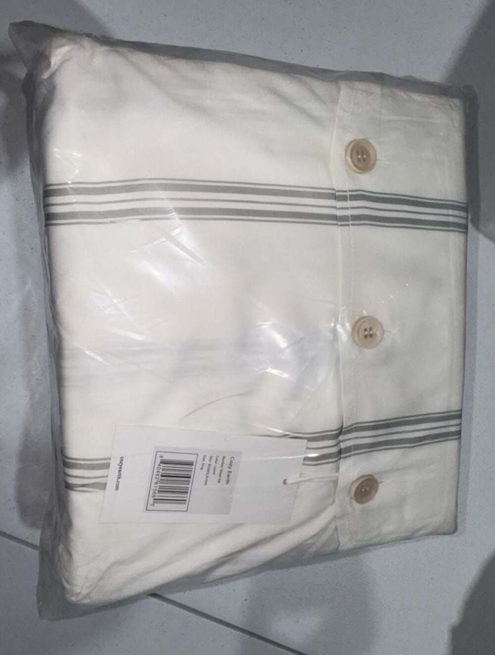 Cozy Earth Bamboo Sheet Set King Laurel Striped